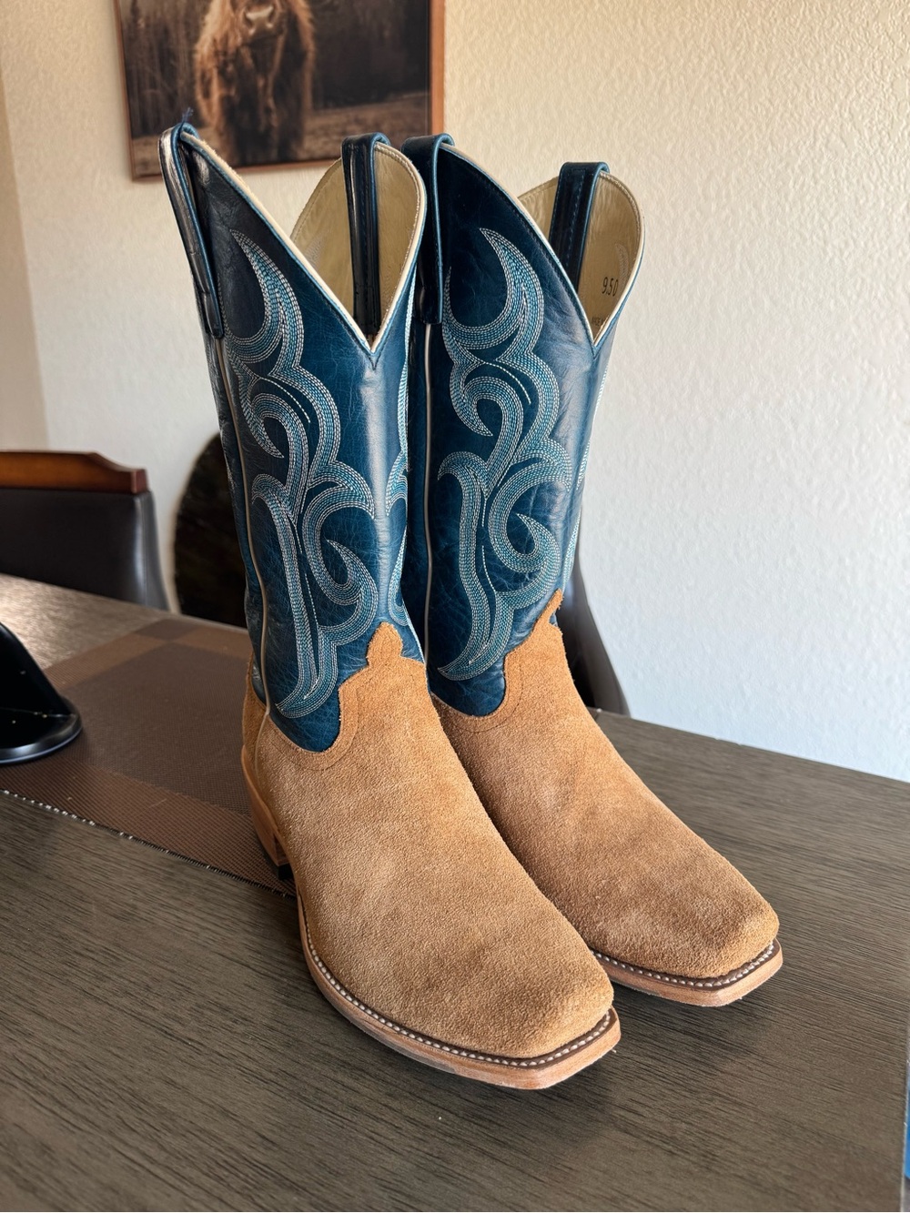 Horse power cutter toe rough-out boots